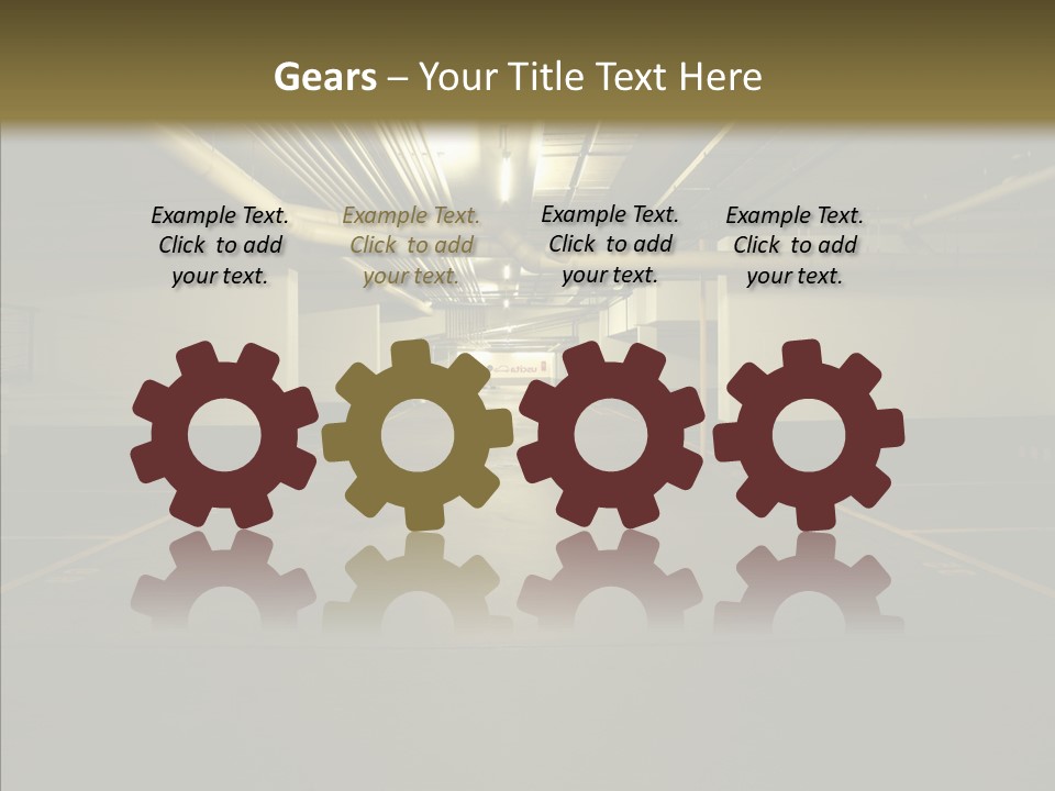 Public Place Cement PowerPoint Template