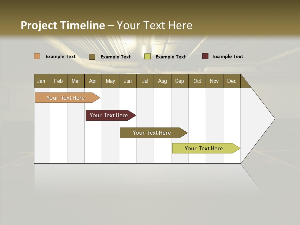 Public Place Cement PowerPoint Template