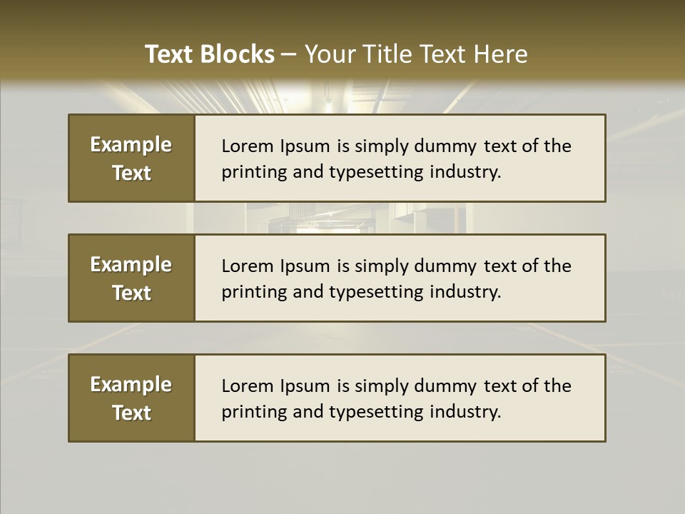 Public Place Cement PowerPoint Template