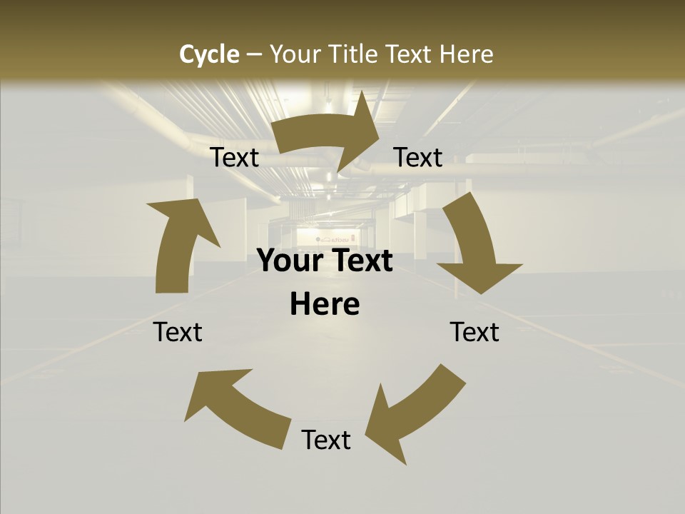 Public Place Cement PowerPoint Template