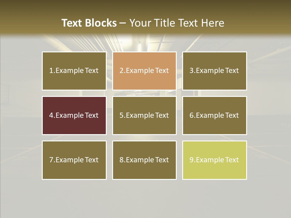 Public Place Cement PowerPoint Template