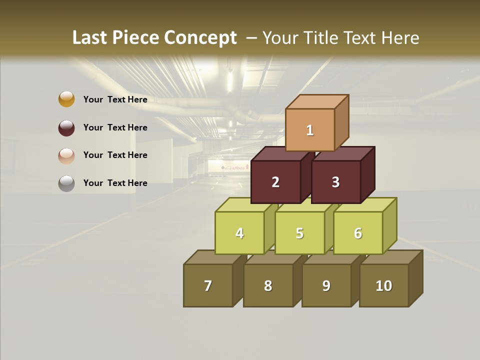 Public Place Cement PowerPoint Template