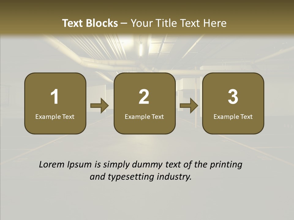 Public Place Cement PowerPoint Template