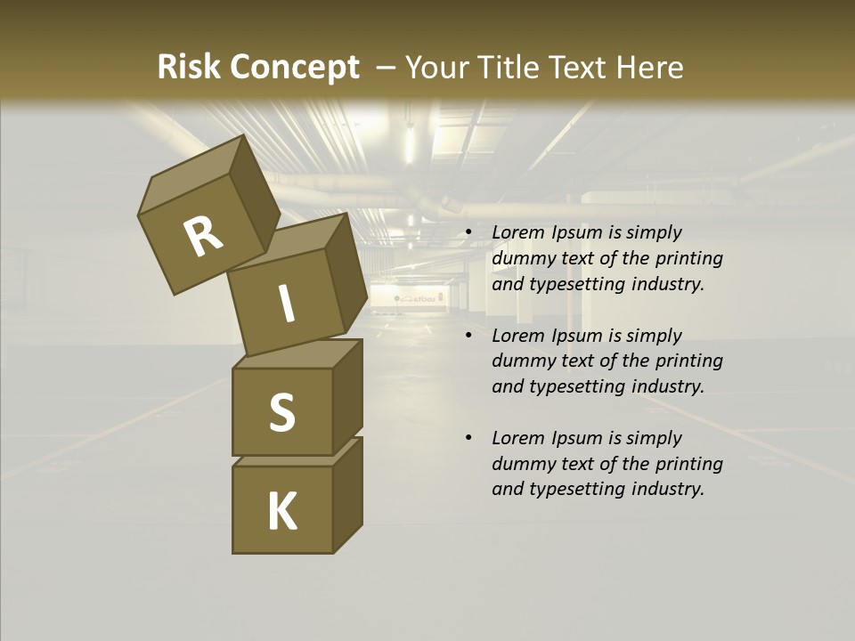 Public Place Cement PowerPoint Template