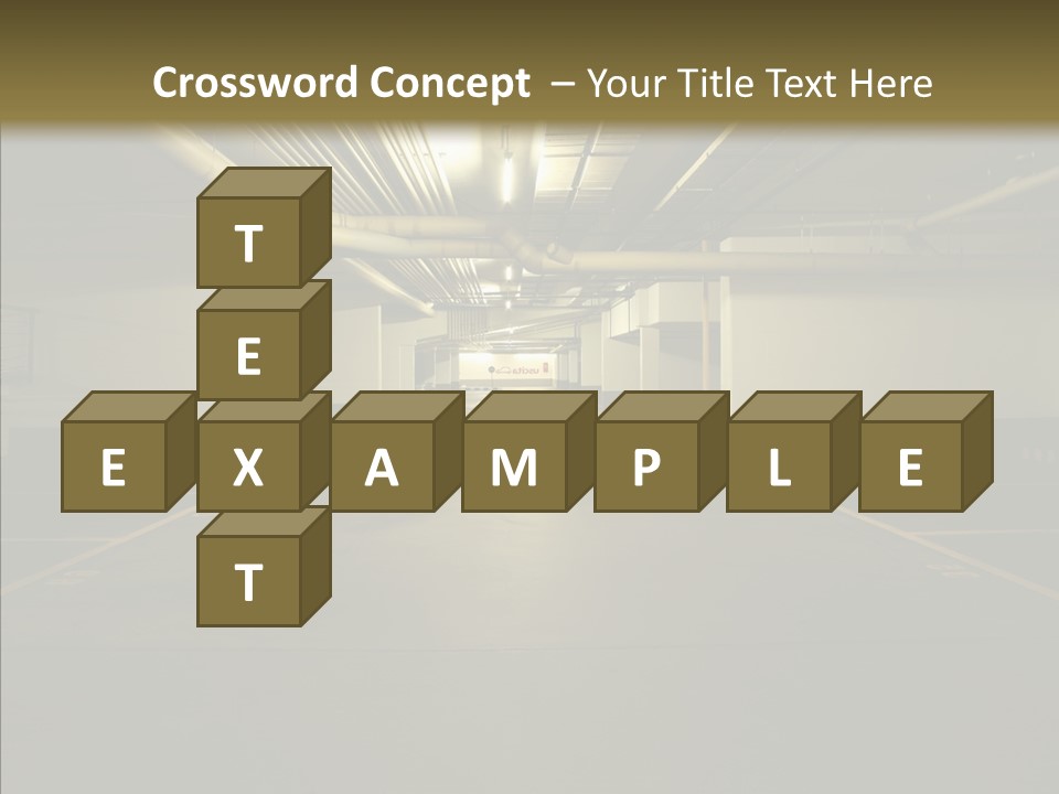 Public Place Cement PowerPoint Template