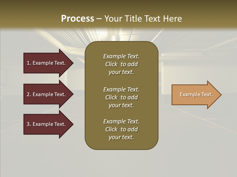 Public Place Cement PowerPoint Template