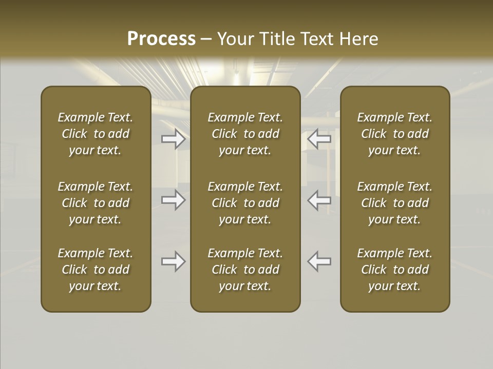 Public Place Cement PowerPoint Template