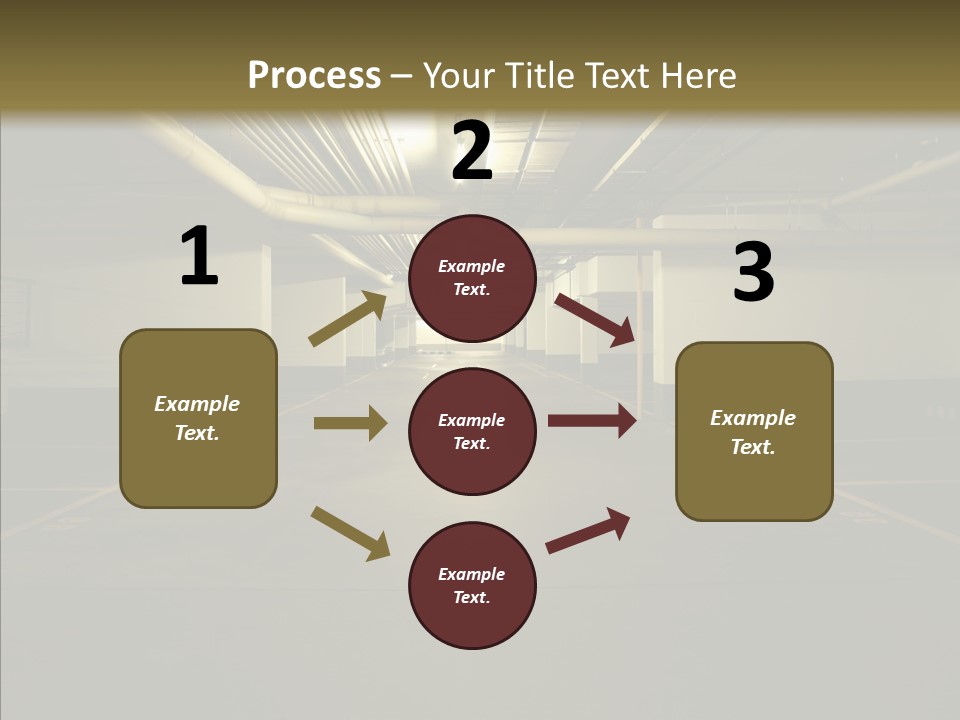 Public Place Cement PowerPoint Template