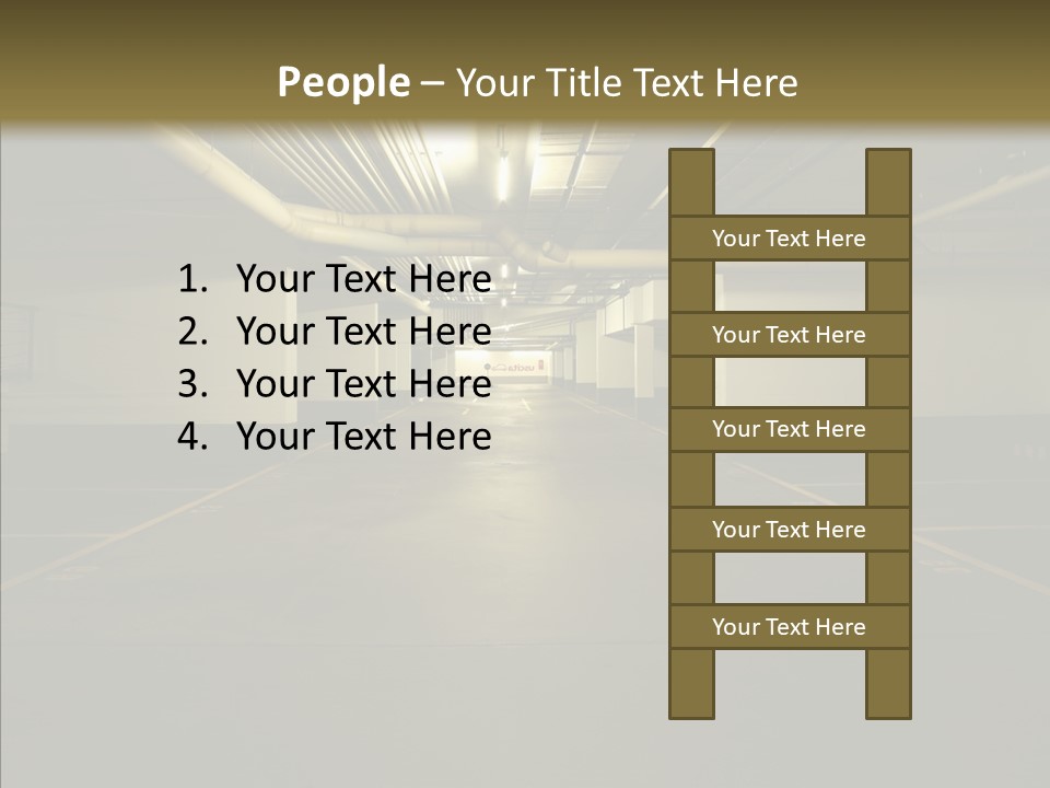 Public Place Cement PowerPoint Template