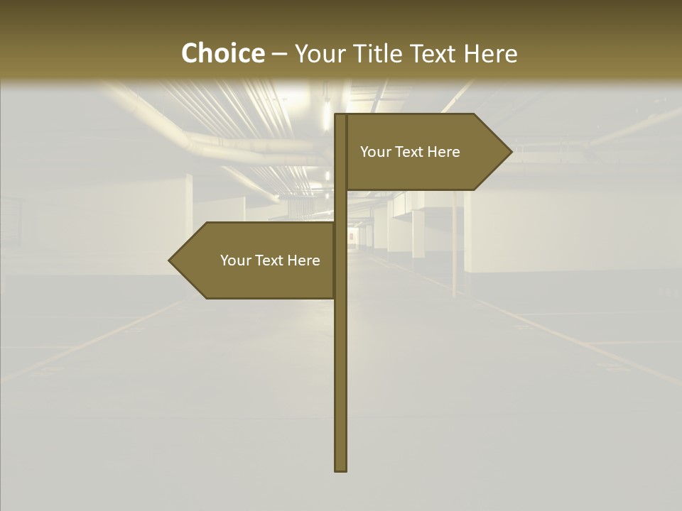 Public Place Cement PowerPoint Template