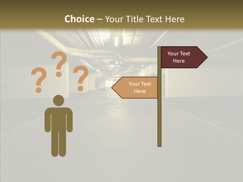 Public Place Cement PowerPoint Template