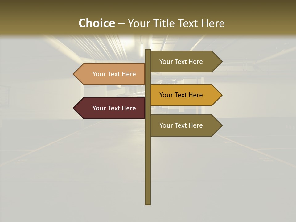 Public Place Cement PowerPoint Template