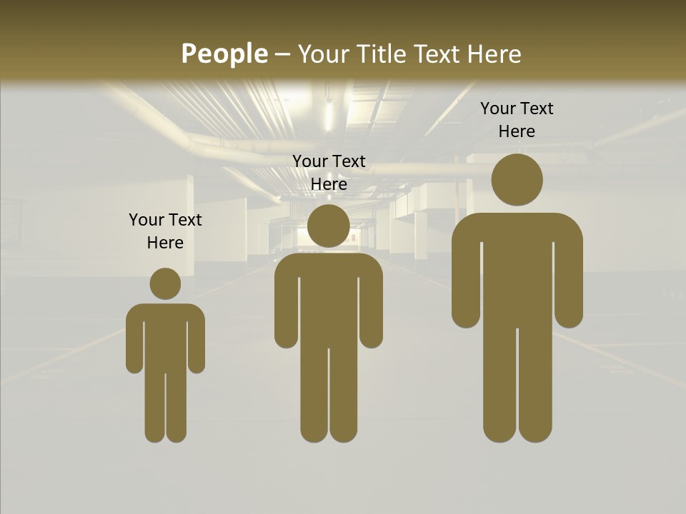 Public Place Cement PowerPoint Template