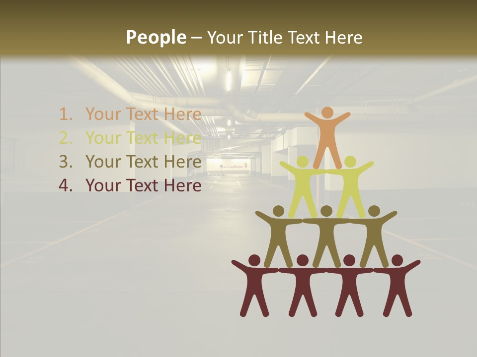 Public Place Cement PowerPoint Template
