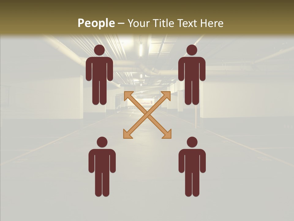 Public Place Cement PowerPoint Template