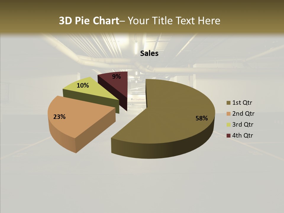Public Place Cement PowerPoint Template