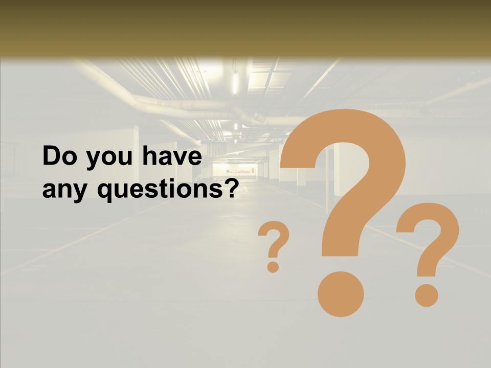 Public Place Cement PowerPoint Template