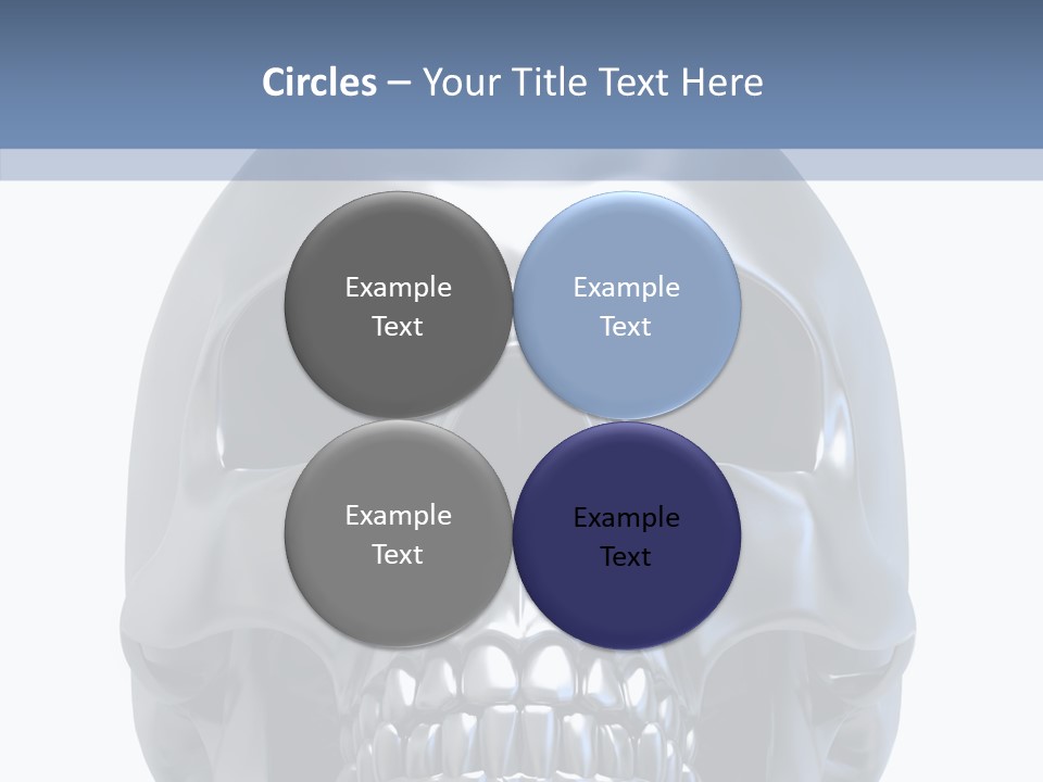 Ancient Horror Skull PowerPoint Template