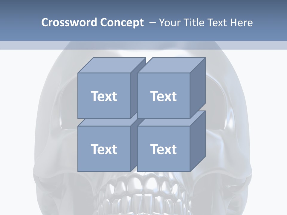 Ancient Horror Skull PowerPoint Template