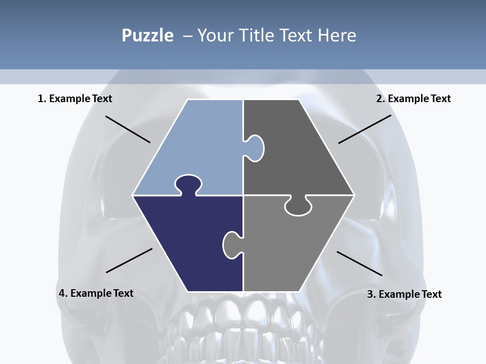 Ancient Horror Skull PowerPoint Template