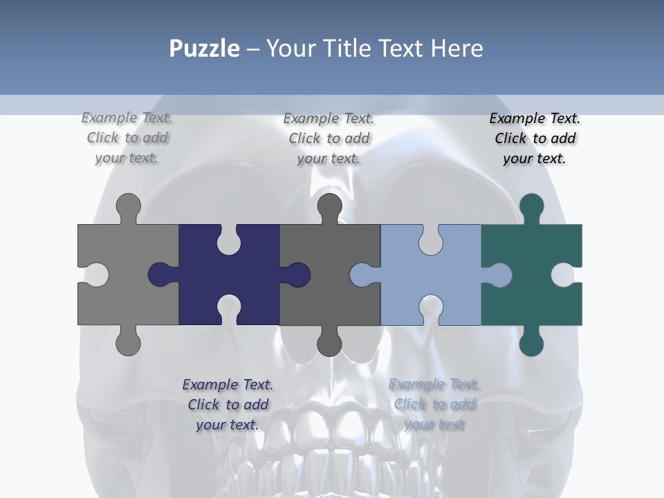 Ancient Horror Skull PowerPoint Template