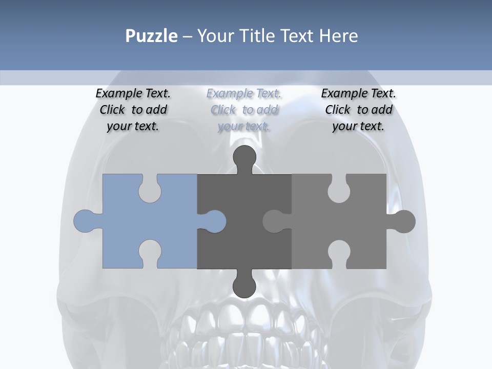 Ancient Horror Skull PowerPoint Template