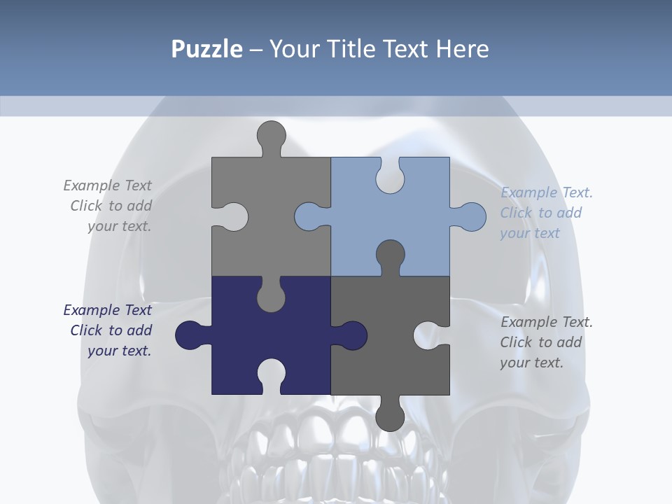 Ancient Horror Skull PowerPoint Template