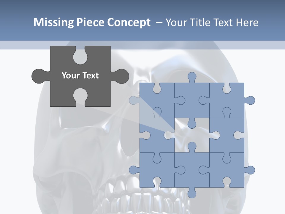 Ancient Horror Skull PowerPoint Template