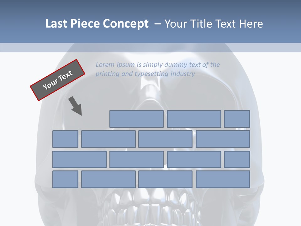 Ancient Horror Skull PowerPoint Template