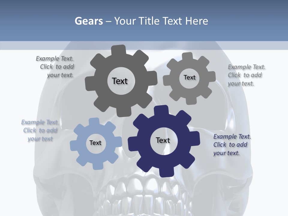 Ancient Horror Skull PowerPoint Template