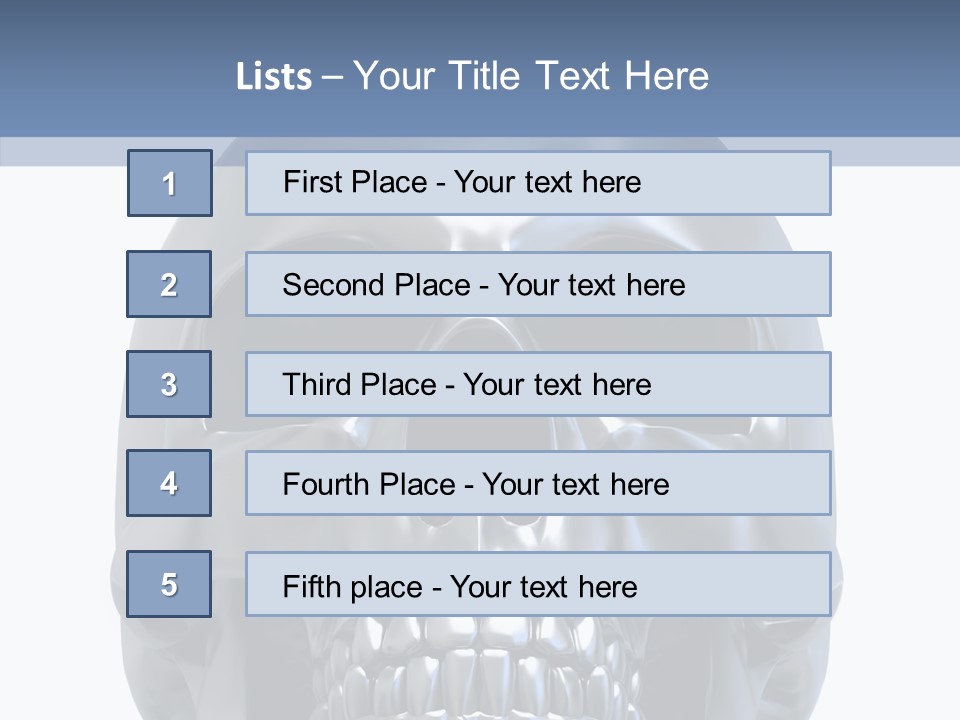 Ancient Horror Skull PowerPoint Template