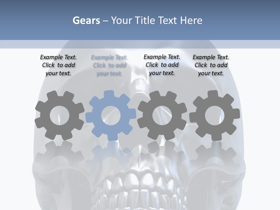 Ancient Horror Skull PowerPoint Template