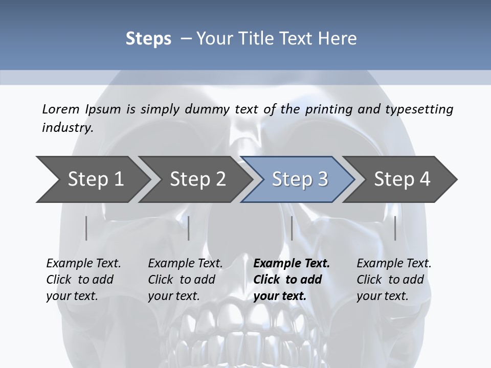 Ancient Horror Skull PowerPoint Template
