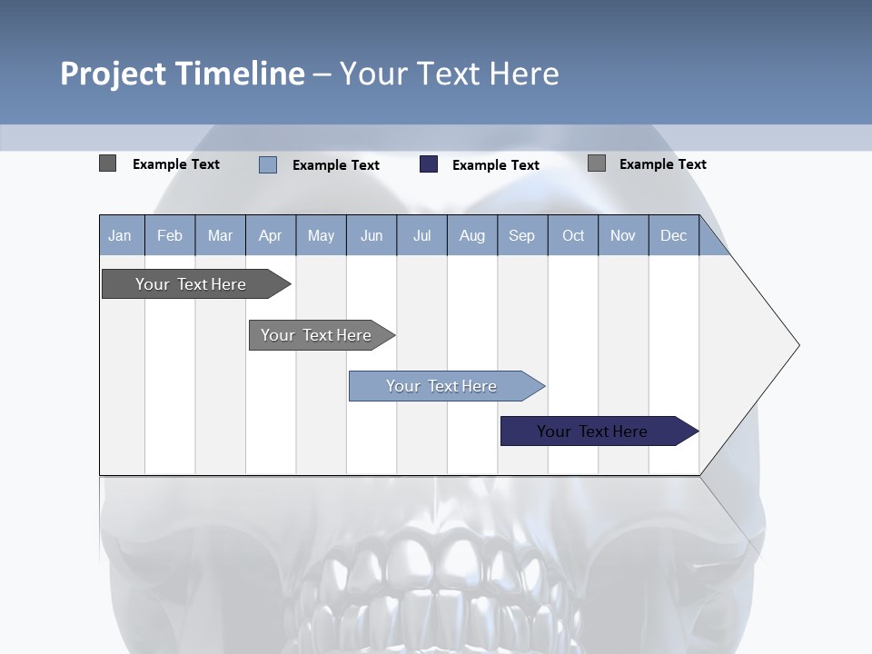 Ancient Horror Skull PowerPoint Template