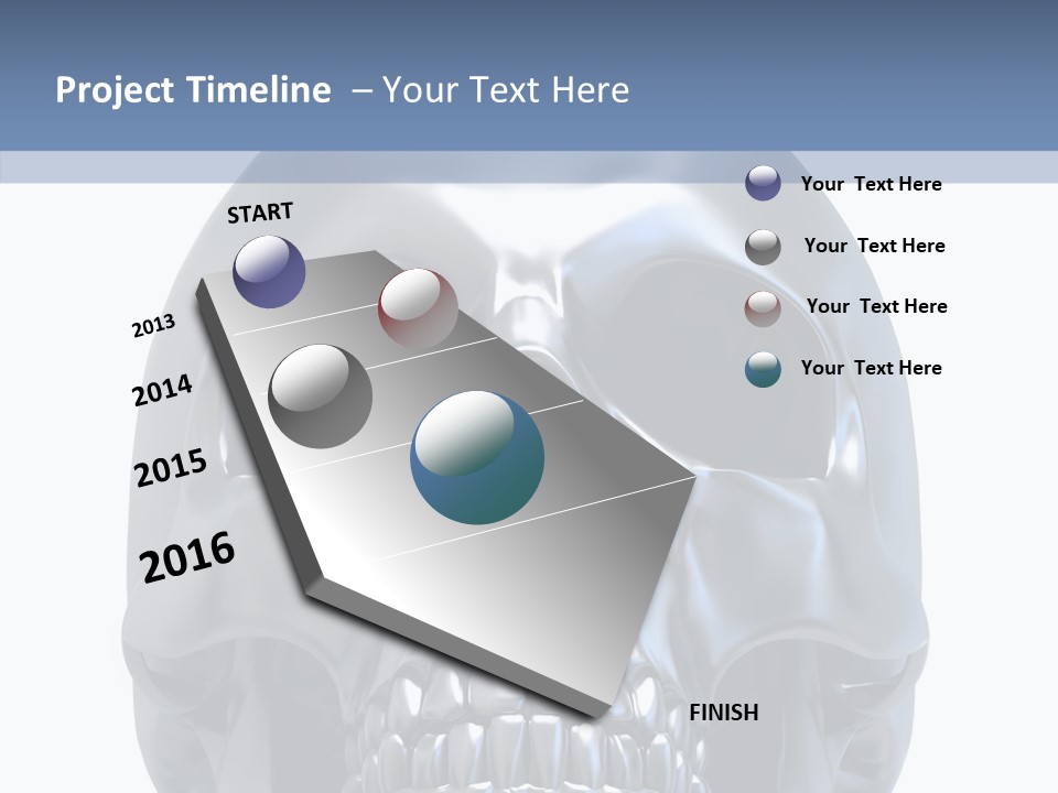 Ancient Horror Skull PowerPoint Template