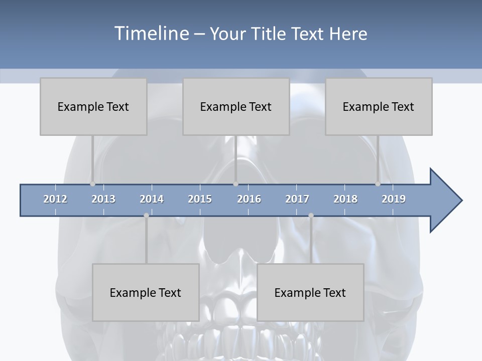 Ancient Horror Skull PowerPoint Template