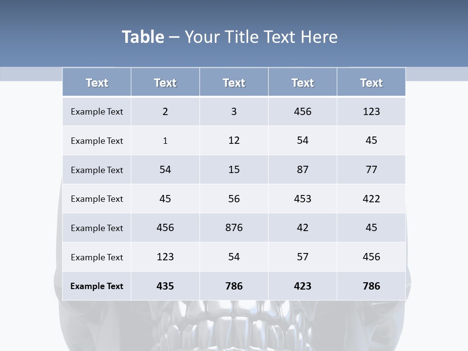 Ancient Horror Skull PowerPoint Template