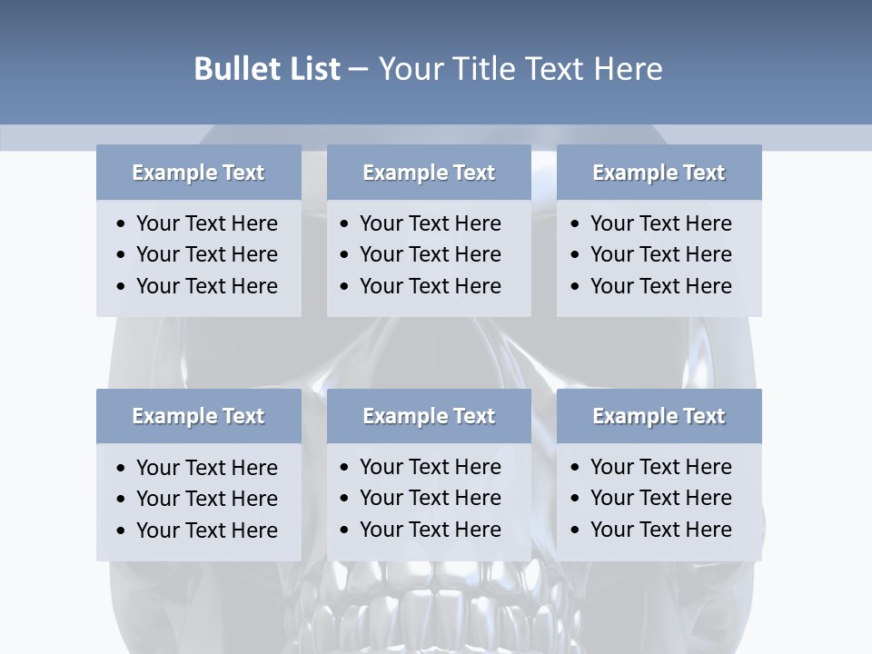 Ancient Horror Skull PowerPoint Template