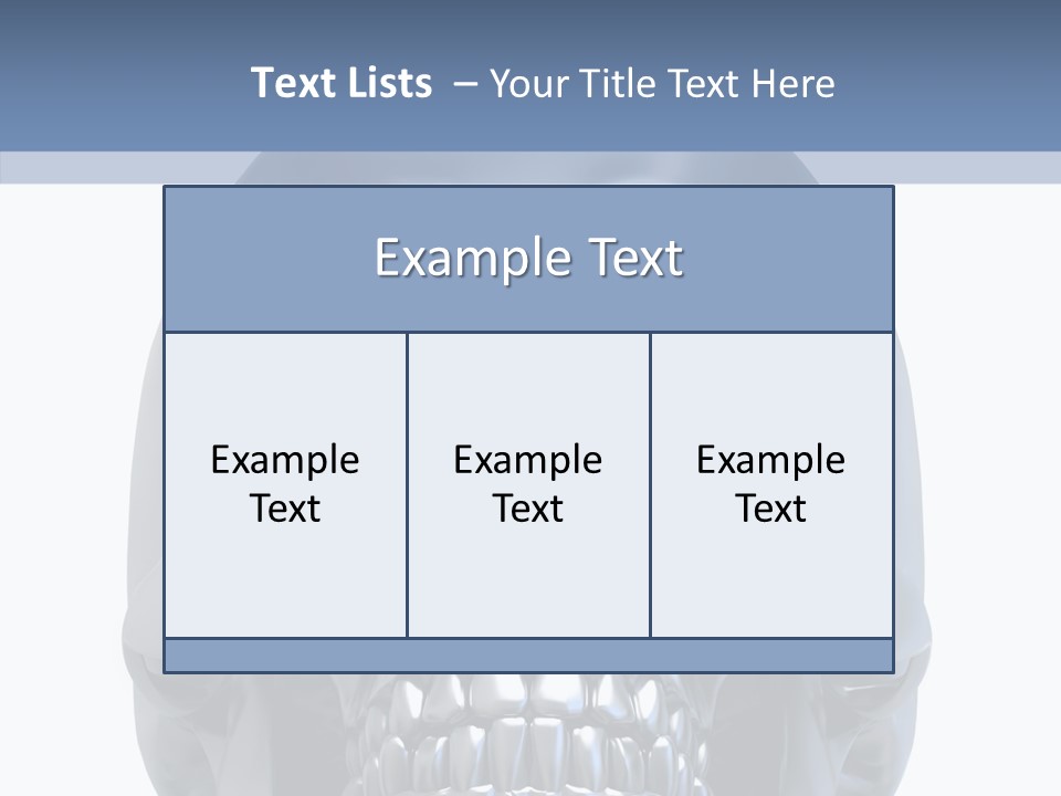 Ancient Horror Skull PowerPoint Template