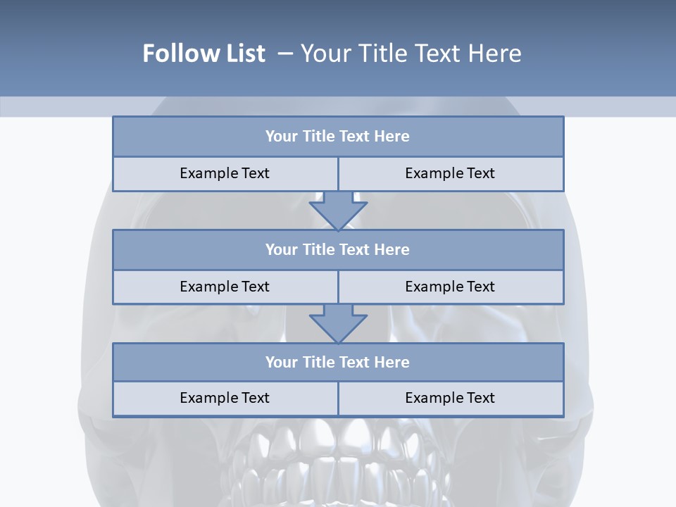 Ancient Horror Skull PowerPoint Template