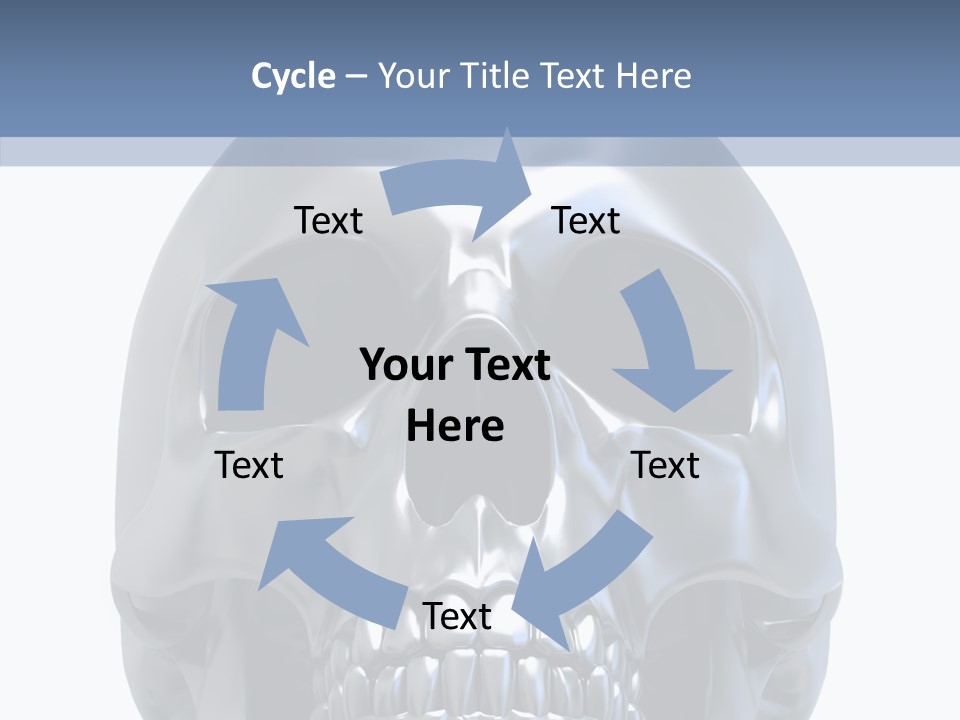 Ancient Horror Skull PowerPoint Template