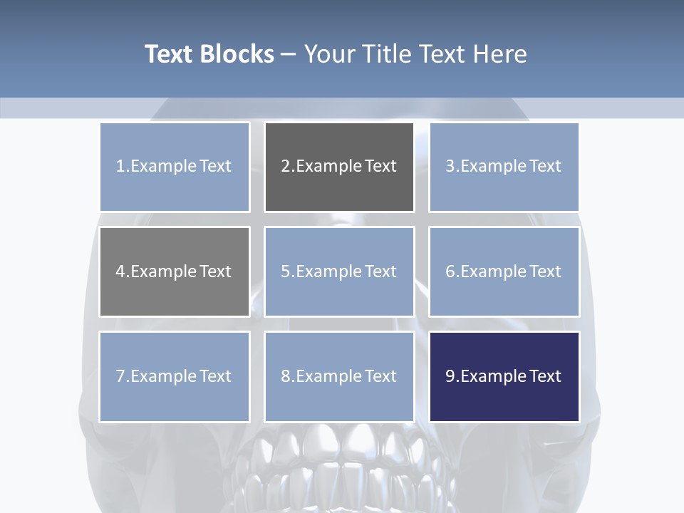 Ancient Horror Skull PowerPoint Template