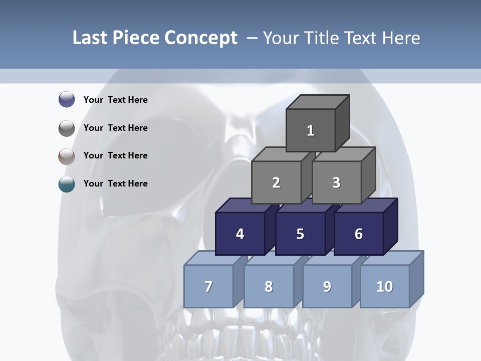 Ancient Horror Skull PowerPoint Template