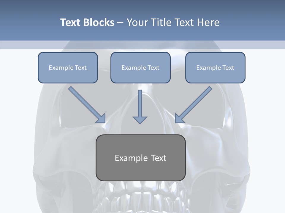 Ancient Horror Skull PowerPoint Template