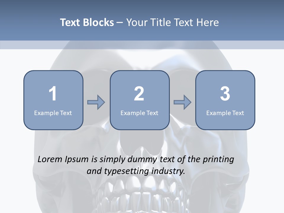Ancient Horror Skull PowerPoint Template