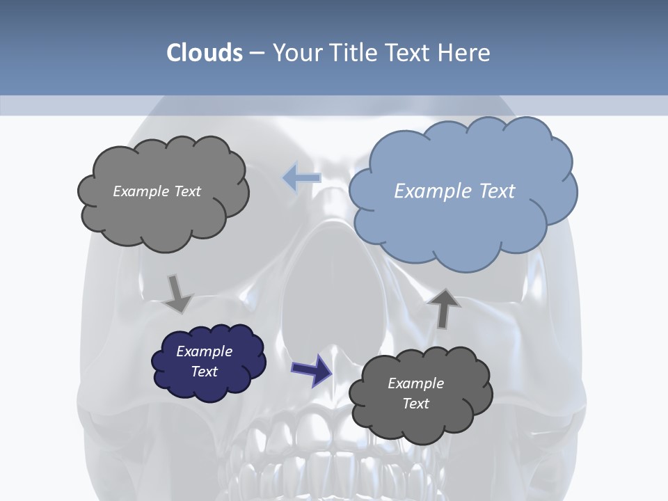 Ancient Horror Skull PowerPoint Template
