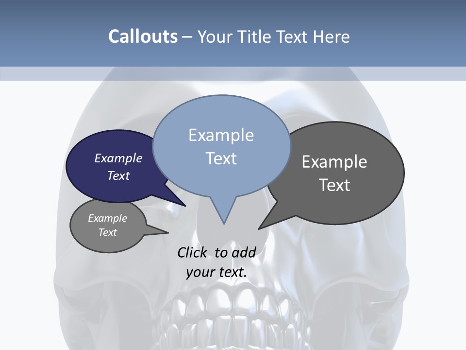 Ancient Horror Skull PowerPoint Template