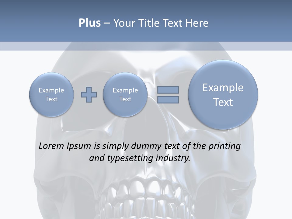 Ancient Horror Skull PowerPoint Template