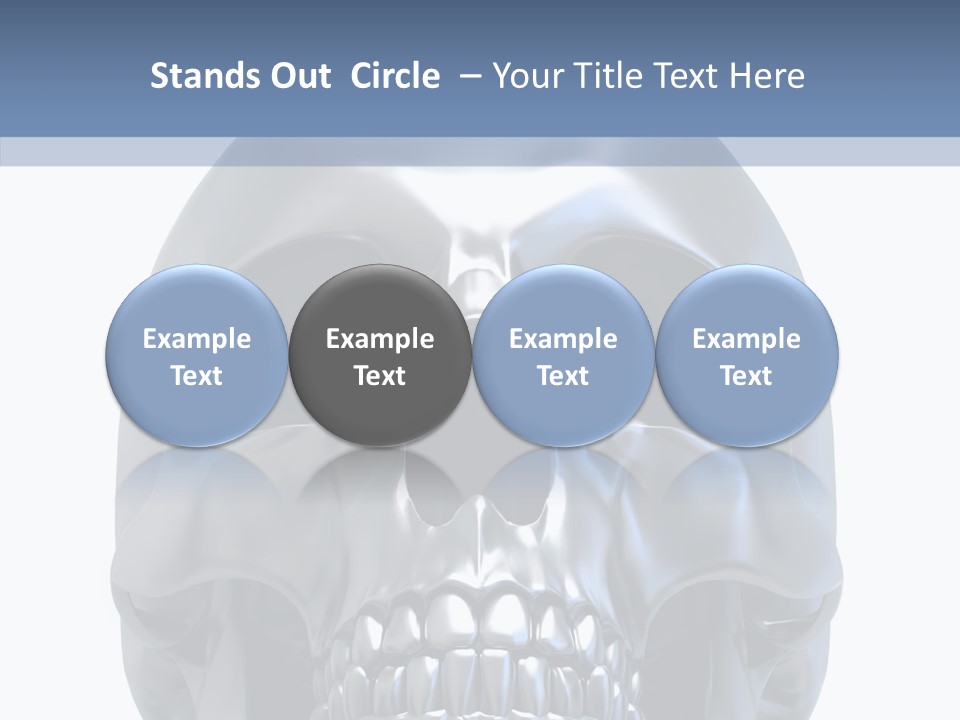Ancient Horror Skull PowerPoint Template