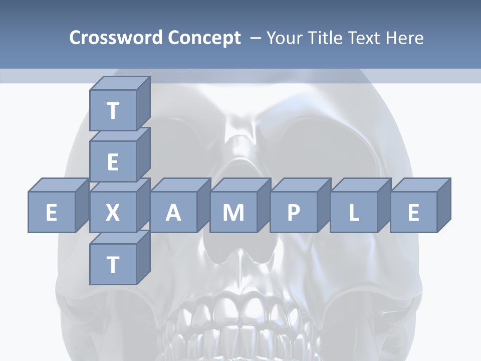 Ancient Horror Skull PowerPoint Template